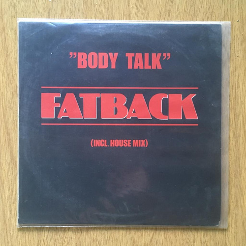 Fatback  Body Talk Vinilo Maxi Single 12'' Aleman Ex
