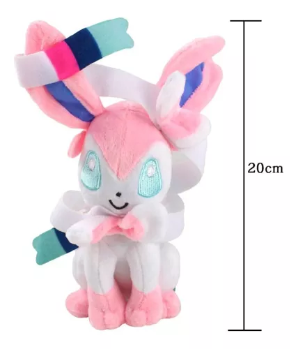 Pelúcia Turma Pokémon EEVEE SYLVEON SHINY (20 cm) - Importada