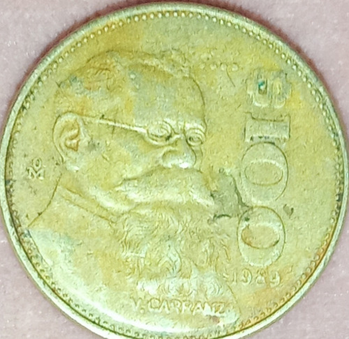 Moneda Antigua 100 Pesos Mexicanos