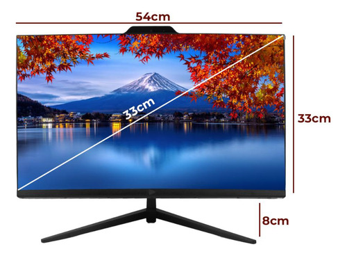 All In One Computador Led 23,8'' 8gb Ddr4 I5 7200u Win11 Pro