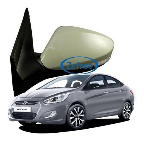 Espejo Izquierdo Señalizador Hyundai Accent 2011 A 2019 / Zf