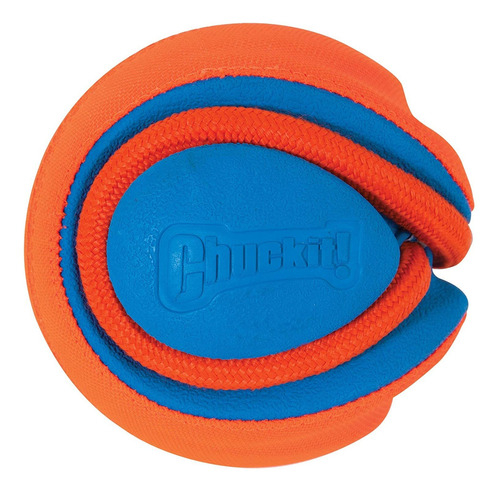 Bola Chuckit Rope Fetch Cabo De Guerra 3 Em 1 Para Cães