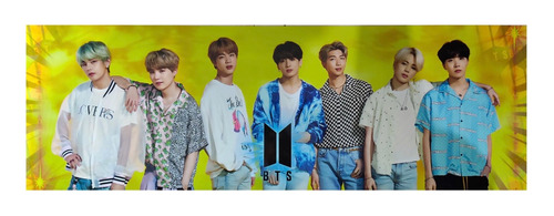 Bts Set B De 4 Posters Largos Plastificados Jimin Suga 82cm