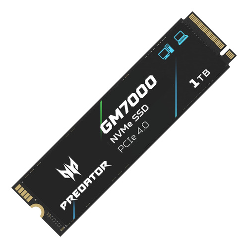 Unidad De Estado Sólido Acer Predator Gm7000 1tb 7400mb/s Nv