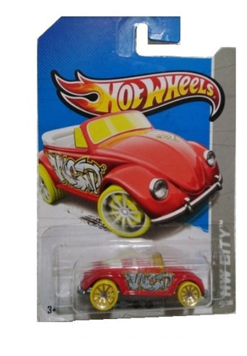 Hot Wheels Volkswagen Beetle Convertible Rojo 2013 Vw