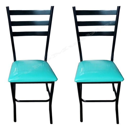 Set 2 Sillas Tubular Con Tapiz A Elegir Modelo Sol-dc