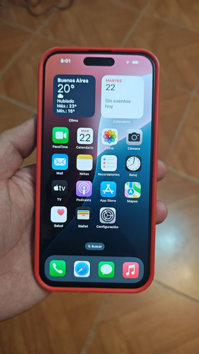 Iphone 15 Pro Max 256gb - Azul Titanio. Sin Caja Ni Cargador Azul (Usado)