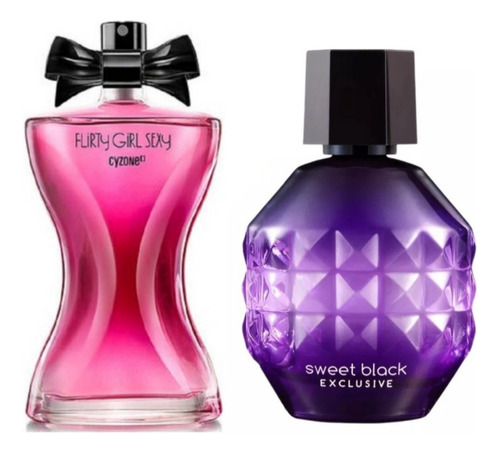 Pack Flirty Girl Sexy 50ml + Sweet Black Exclusive 50ml Cyz