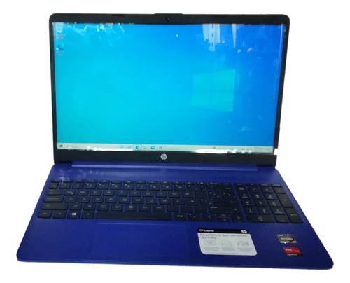 Laptop Hp Azul, Amd Ryzen 3, 12 Ram, 256 Ssd