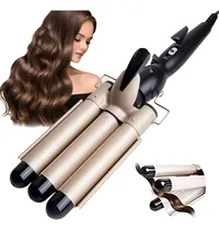 Comprar 20-32mm Waflera Cabello 3 Rizadora De Pelo Plancha Tenazas C