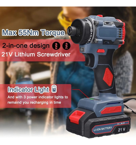 Destornillador De Trinquete Sin Escobillas, 16,8 V, 16,8 V,