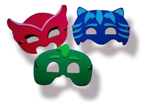 45 Antifaces Héroes En Pijama - Pj Mask Goma Eva 