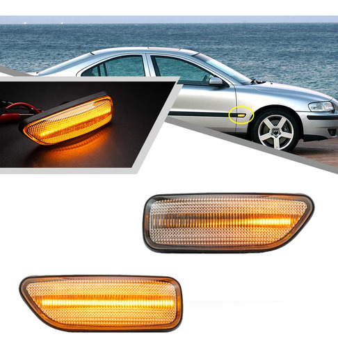 Mingrui Test 2 Pieza Xc90 Amber Dynamic Sequential B Led S60