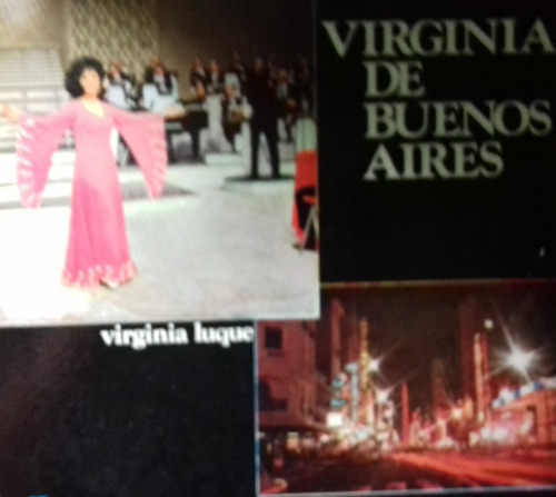 Virginia Luque De Buenos Aires Tangos Vinilo Lp Pvl