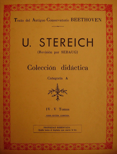 Stereich-coleccion Didactica Categoria A Tomo Iv - V