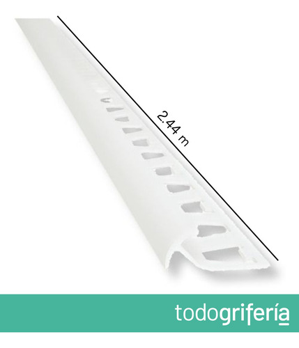 Atrim Guardacanto Plus De Pvc Blanco 9mm X 2,44m