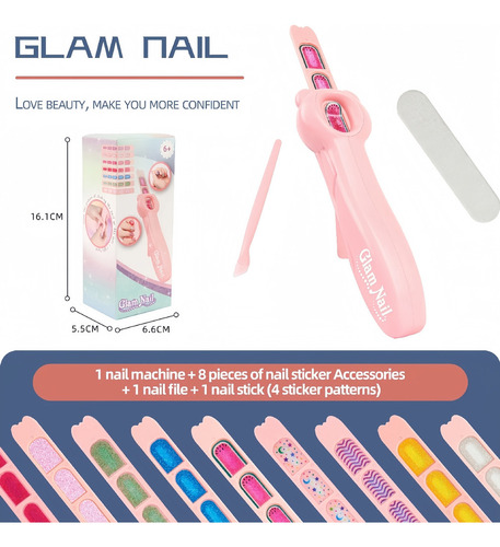 Q Set De Juguetes Adhesivos Para Máquina De Uñas, Regalo