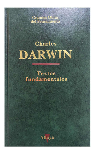 Textos Fundamentales. Charles Darwin. Tapa Dura Símil Piel 