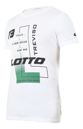 Playera De Caballero Lotto Manga Corta Estampada Rudym