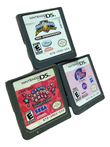 3 Juegos Variados Para Nds (Usado)