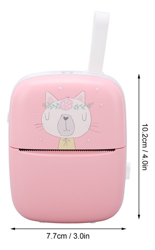 Impresora De Bolsillo Mini Rosa Multipropósito Portátil Mini
