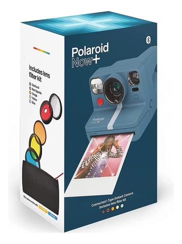 Cámara Instantánea Polaroid Now Plus Azul Original 2023