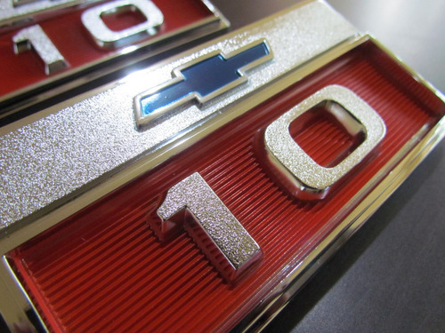 Imagen 6 de 8 de Par Emblema Chevrolet C10 66 1966 Accesorio Pickup Camioneta