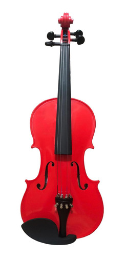 Violin Pearl River Mv005rd 4/4 Estudiante Rojo Con Estuche 