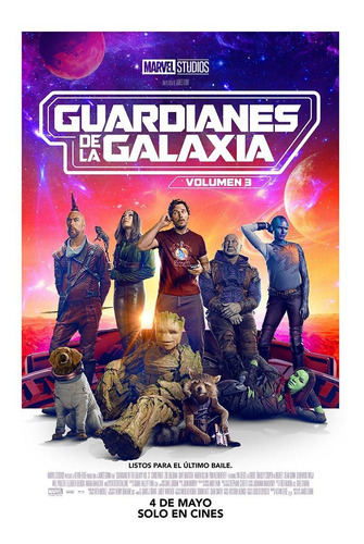 Póster Original, Guardianes De La Galaxia Vol 3, Versión 2