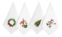 Comprar Servilletas Bordadas De Algodón, Juego De 4 Servilletas De T
