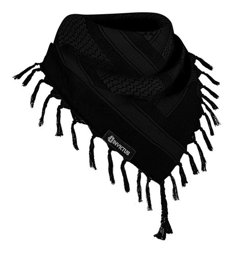 Shemagh 100% Algodão Origem Índia Dune Preto Original Invict