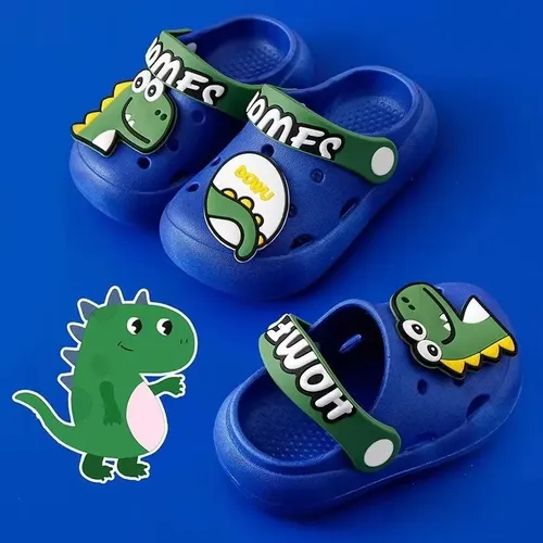 Lindas Sandalias De Dibujos Animados Con Zuecos Antideslizan