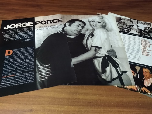 (ar936) Jorge Porcel * Clippings Revista 4 Pgs * 2012