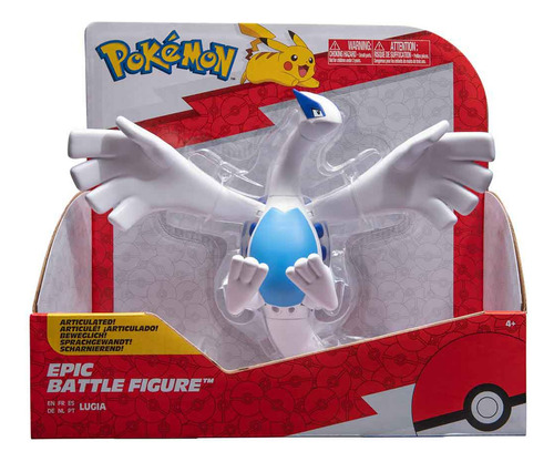Pokemon, Boneco De Batalha Lugia Épico 20cm - Sunny