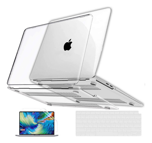 Funda Rígida Transparente Para Macbook Air 13.6 2024 2023