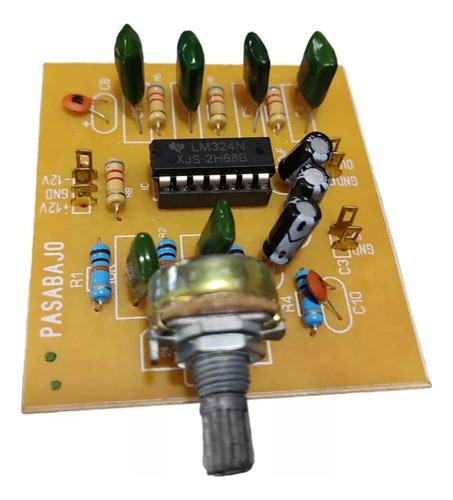 Circuito Filtro Pasa Bajos Monofónico