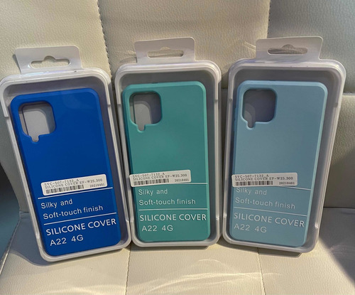 Imagen 1 de 4 de Silicone Case Samsung A22 Funda Protector Silicona