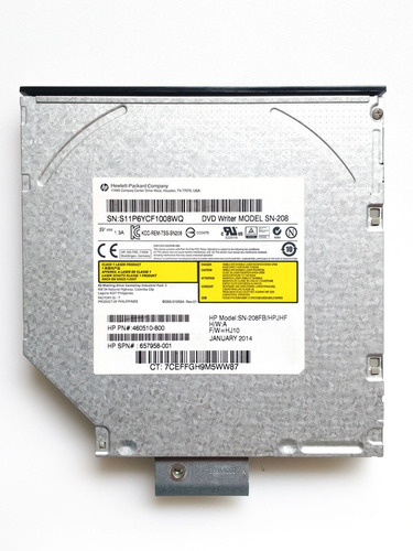 Lector Dvd Para Hp 18 5011la