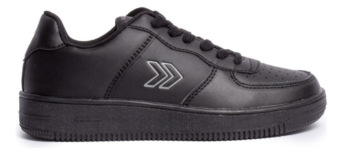 Zapatilla Colegial Total Negra Cambridge Niños Atomik