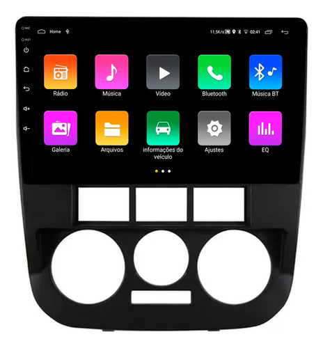 Kit Multimidia Gol G4 9p Carplay Android Auto 2/32gb
