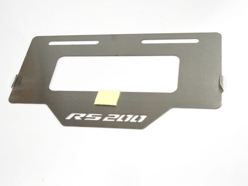 Protector De Placa  Porta Placa Pulsar Rs200 Rs 200 Zmetales