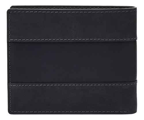 Cartera Para Hombre Azul Marino Medianoche Ml4397406 Fossil