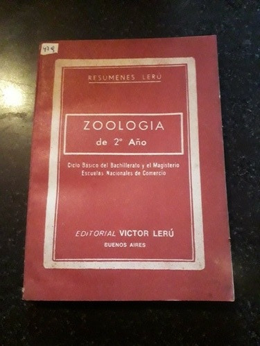 Libro Zoología De 2 Año Victor Leru Bachillerato Magisterio 