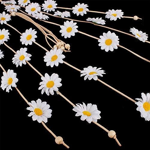 Diadema De Dama Diadema De Girasol Flor Margarita Hippie Ind