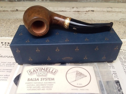 Imagen 1 de 8 de Pipa Tradicional Savinelli Tevere Liscina