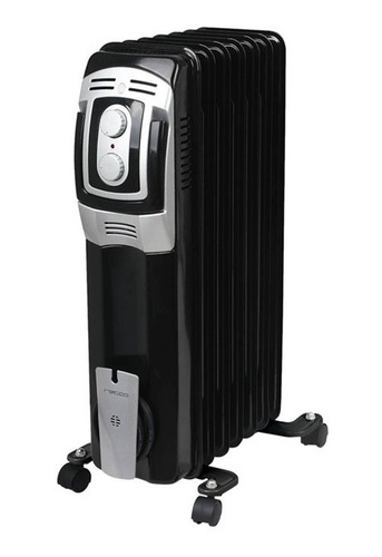 Termoradiador Recco Eléctrico 1500w 15m2 Df-150a7b-7 Negro