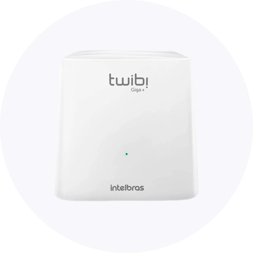 Imagem 1 de 6 de Roteador Com Wifi Intelbras Twibi Giga+