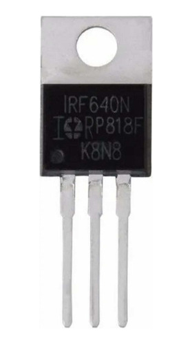 Pack (x2) Mosfet Irf640, Canal N, 200v, 18a, 150w, To-220