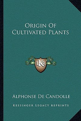 Libro Origin Of Cultivated Plants - De Candolle, Alphonse