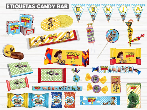 Kit Imprimible Personalizado - Candy Bar Cumpleaños